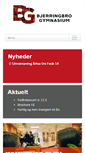 Mobile Screenshot of bjerringbro-gym.dk